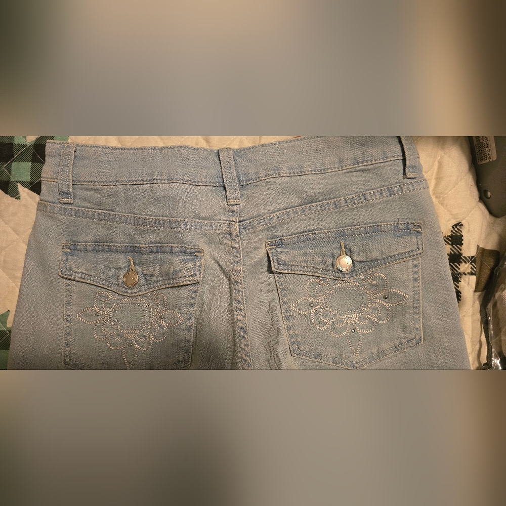 Women's Lee Denim Capris 10 Petite Super Soft